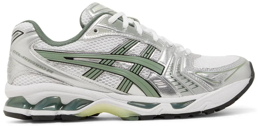 Asics Gel Kayano White Pure Silver Slate Grey